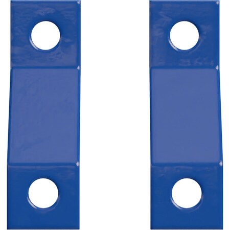 Ekena Millwork Premium Z-Brackets for Barn Door Track (set of 2), Blue Ribbon GB6001TZBR